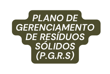 Plano de gerenciamento de resíduos sólidos P G R S